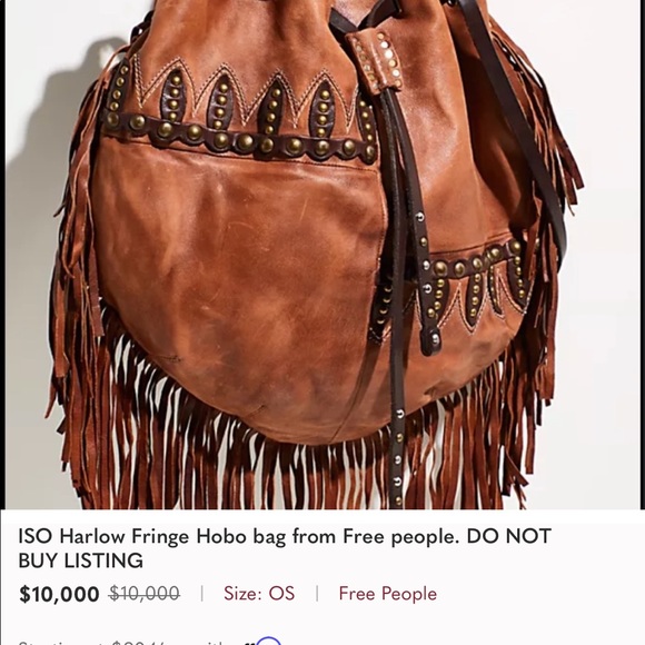 ISO A.S. 98 Harlow Fringe Hobo Bag - Picture 3 of 3